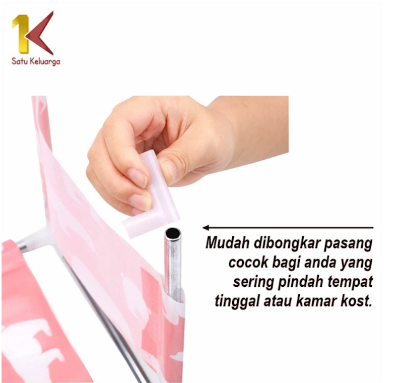 Satu Keluarga Rak Sepatu 3 Susun 3