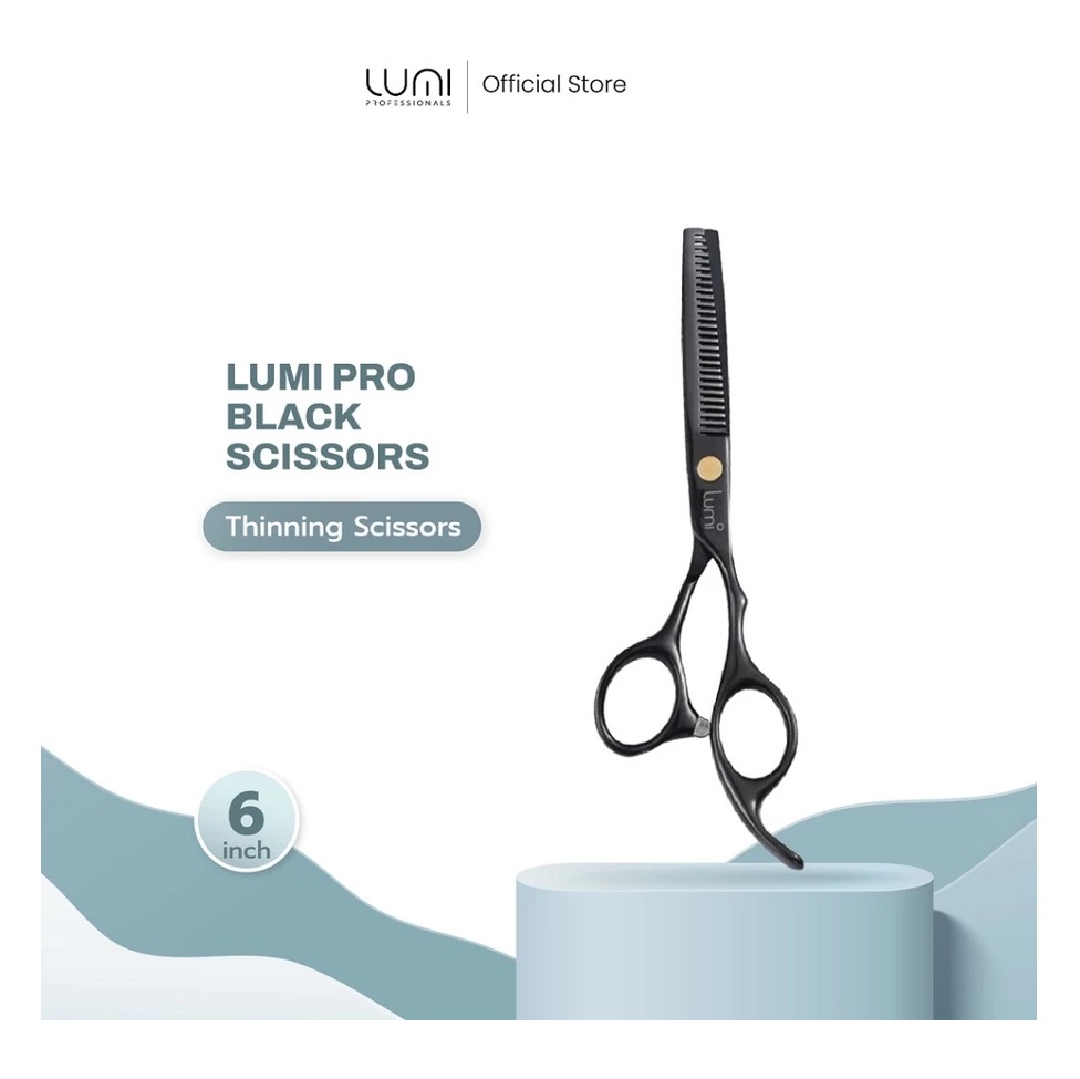 Gracia Interkarya Lumi Pro Black Cutting Scissors