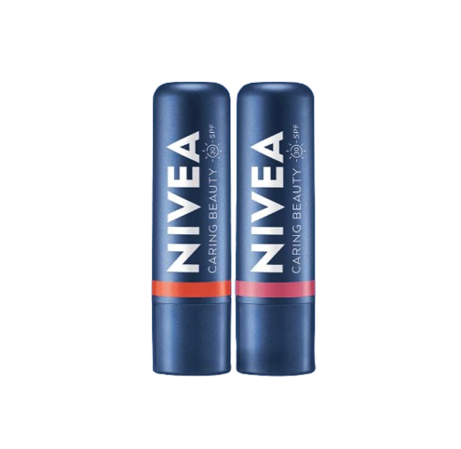 NIVEA Lip Balm Caring Color Coral 3 in 1 SPF 30 