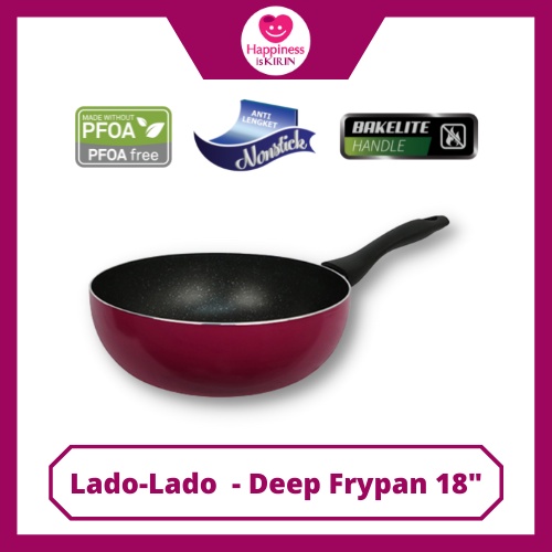 Aditya Sarana Graha Kirin Frypan Deep Lado-Lado 18 Teflon Classic 1.9mm 1069