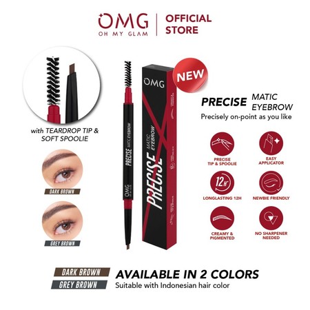 Paragon Technology and Innovation OMG Precise Matic Eyebrow 02 Grey Brown