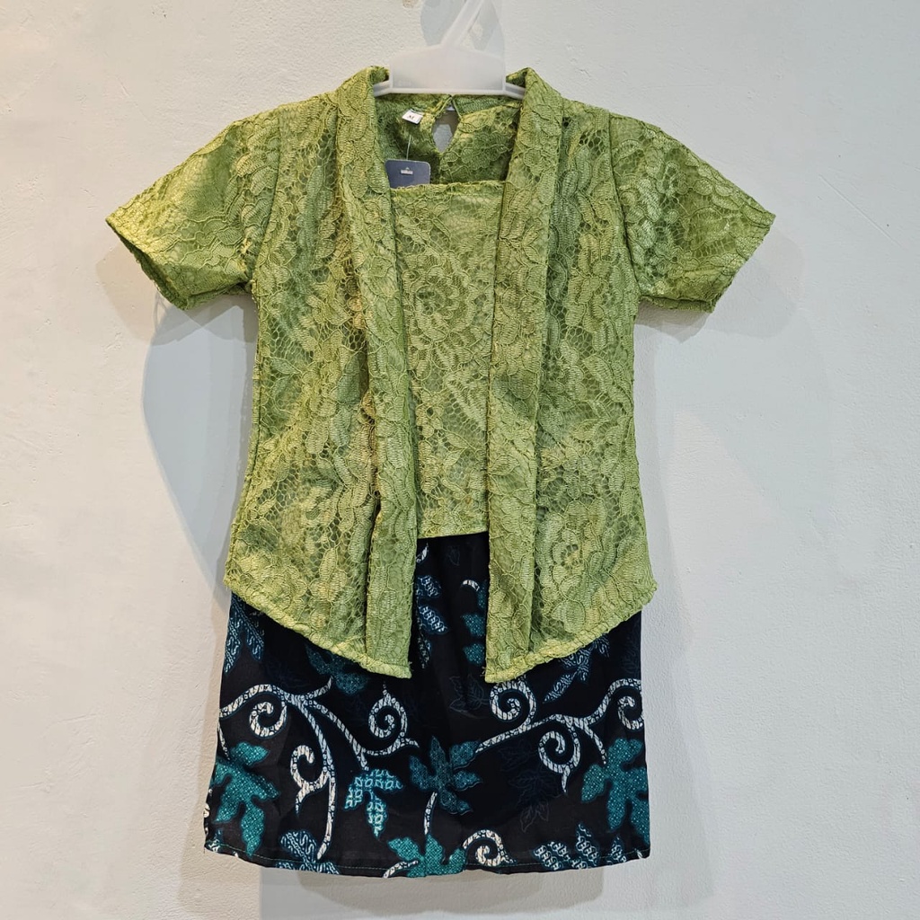 Setelan Kebaya Anak Kutu Baru CICI KID Brukat