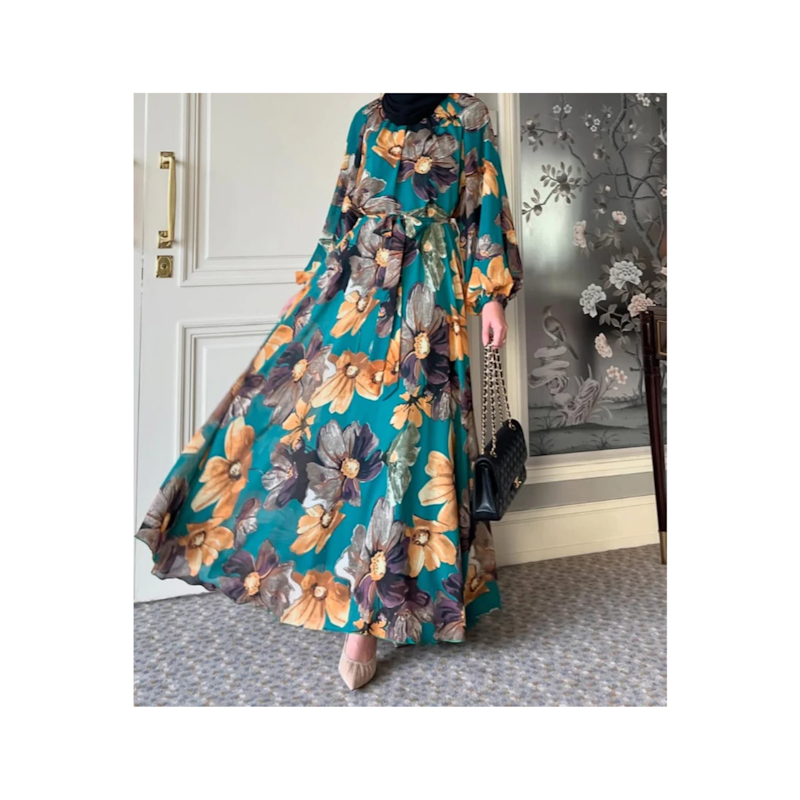 GONEGANI Scarlet Bloom Dress 5