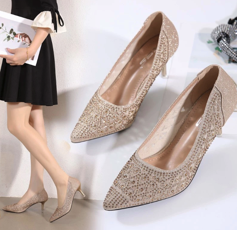 XES Sepatu Pesta Wanita Heels 5