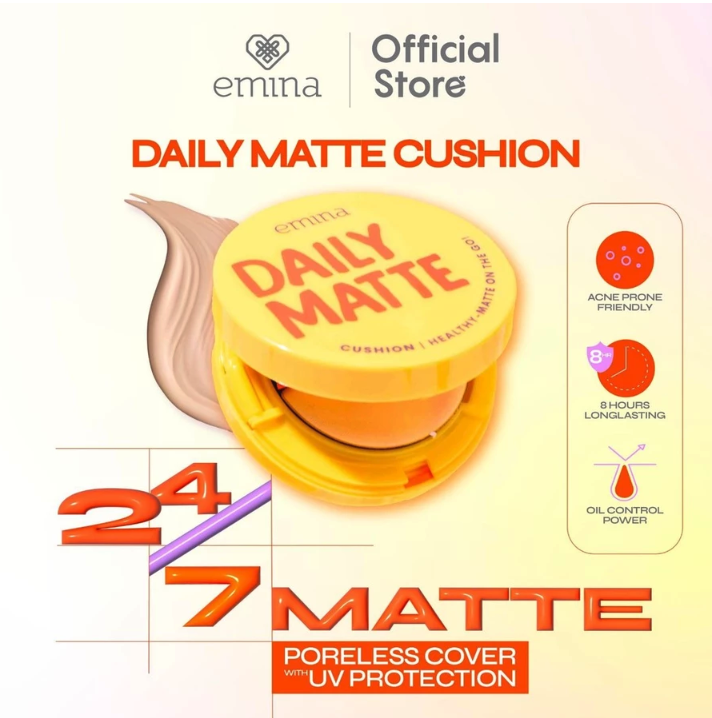 Paragon Technology and Innovation Emina Daily Matte Cushion W03 Caramel