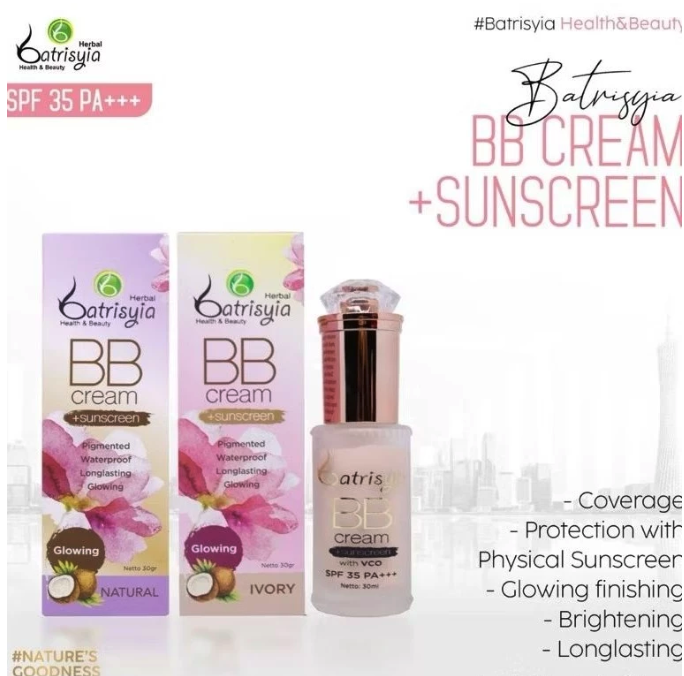 Batrisyia Herbal Indonesia Batrisyia BB Cream + Sunscreen Ivory
