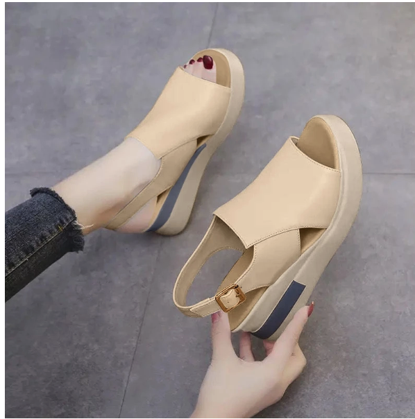  Ranjojo Sendal Wedges Wanita