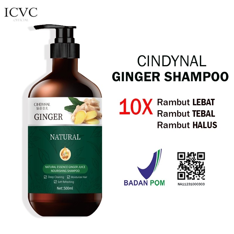 Guangzhou Ailian Cosmetics CINDYNAL Natural Essence Ginger Juice Nourishing Shampoo