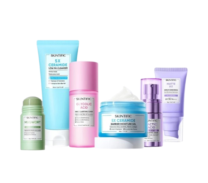 SKINTIFIC 6PCS Exfoliating Set