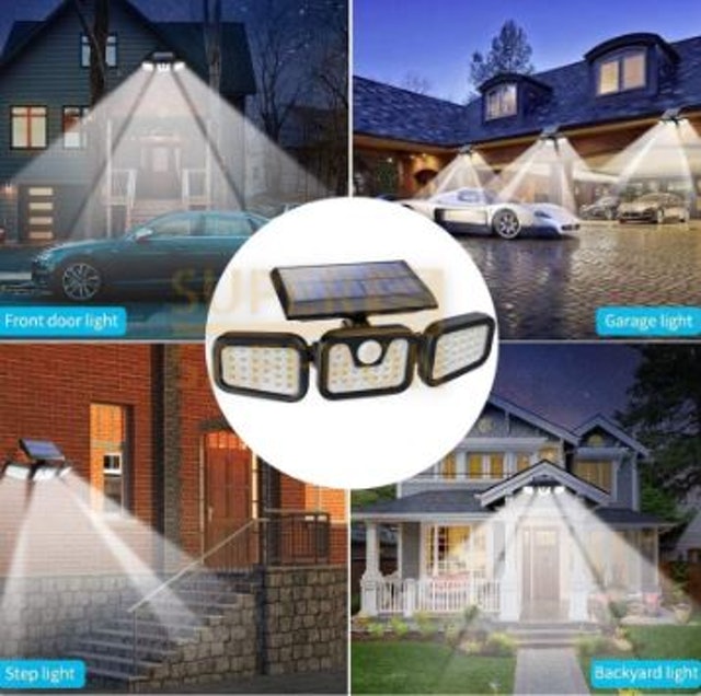  Waterproof Wall Solar Lamp 74 LED