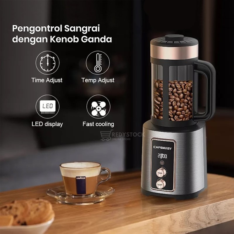 CAFEMASY Hot Air Roasting Coffee Machine 4