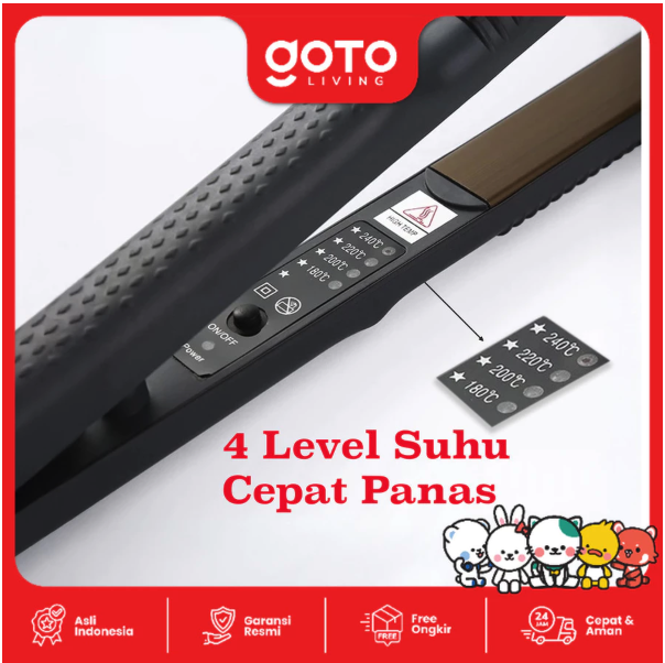 Pilar Niaga Makmur Goto Living Swift Hair Straightener 2-in-1