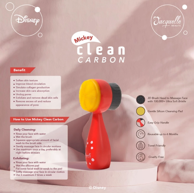 Clean Carbon Facial Brush Mickey Mouse Edition 5