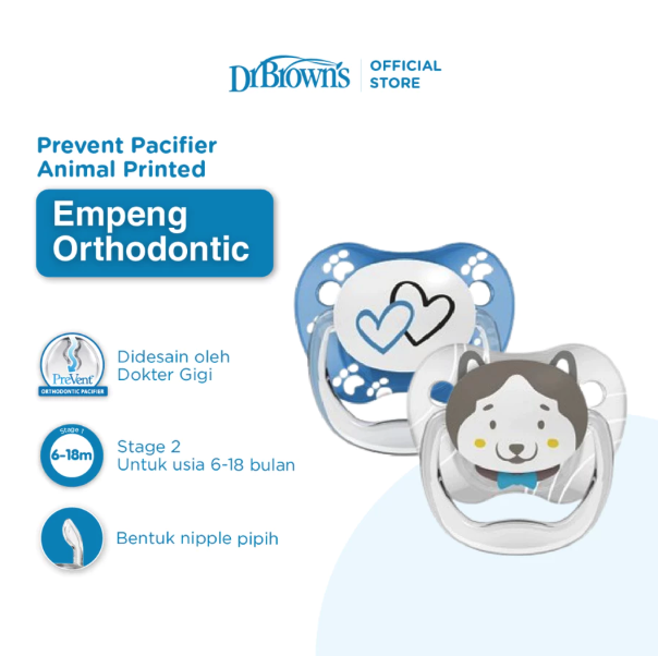 Dr.Brown's Dr.Brown's Prevent Printed Shield Pacifier - Stage 2