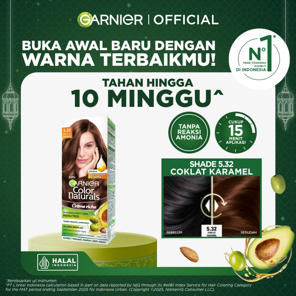 L’Oréal Garnier Crème Riche 5.32 (Coklat Caramel)