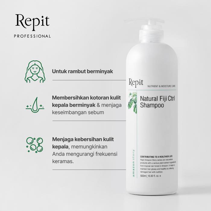 Create Ion Repit Amazon Story Natural Fiji Ctrl Shampoo Oily Extra Cleanse