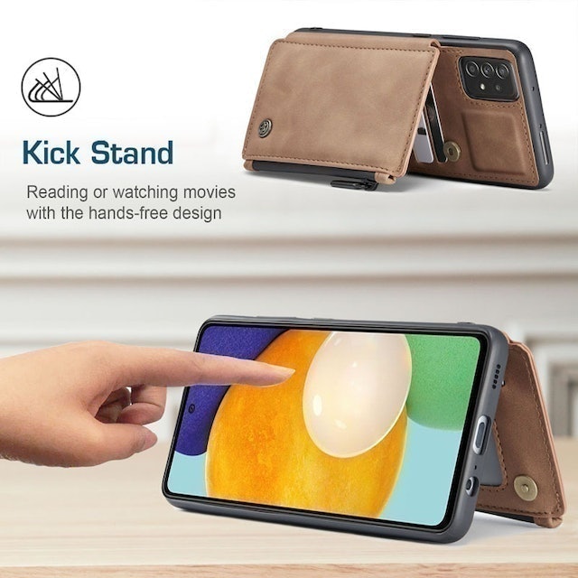 CaseMe Zipper Leather Wallet Case with RFID Blocking  Samsung Galaxy A52 5G 