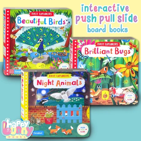 Campbell Books UK Campbell Push Pull Slide Interactive Board Books Series