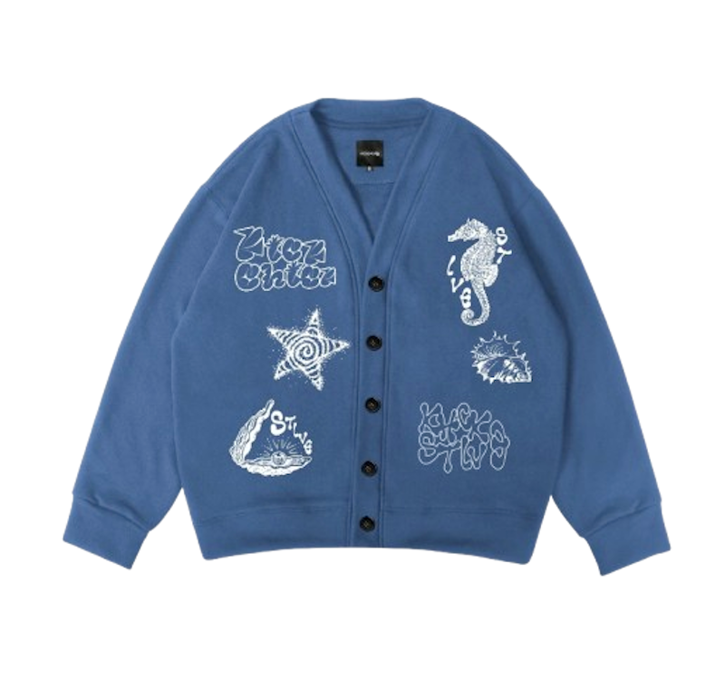 Kickchick Cardigan Sea Fauna 1