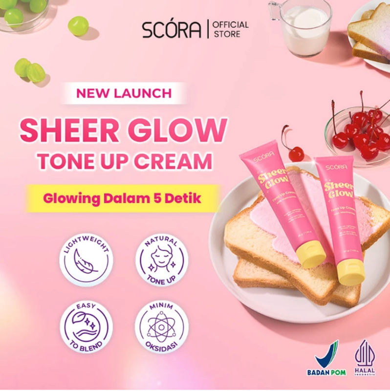 SCORA Sheer Glow Tone Up Cream