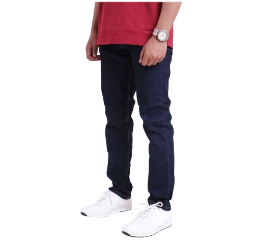 BAPIN Celana Jeans Pria Skinny Navy 1