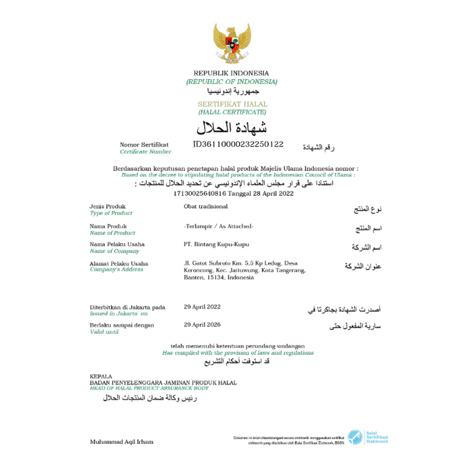 Bintang Kupu-Kupu Vitalife D3-4000 IU