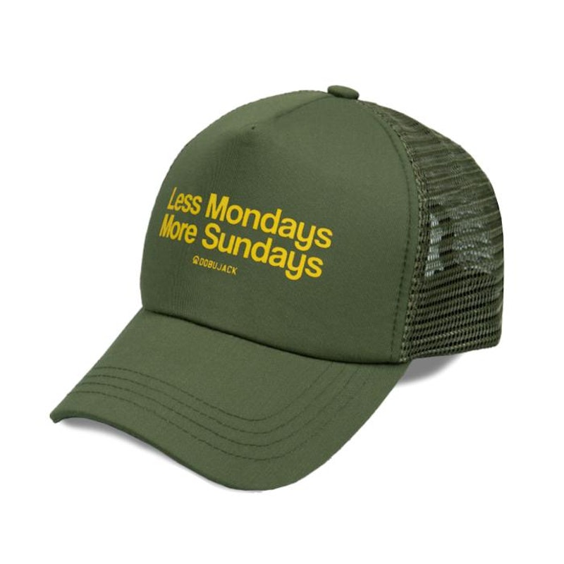 Dobujack Noriko Green Trucker Hat 3