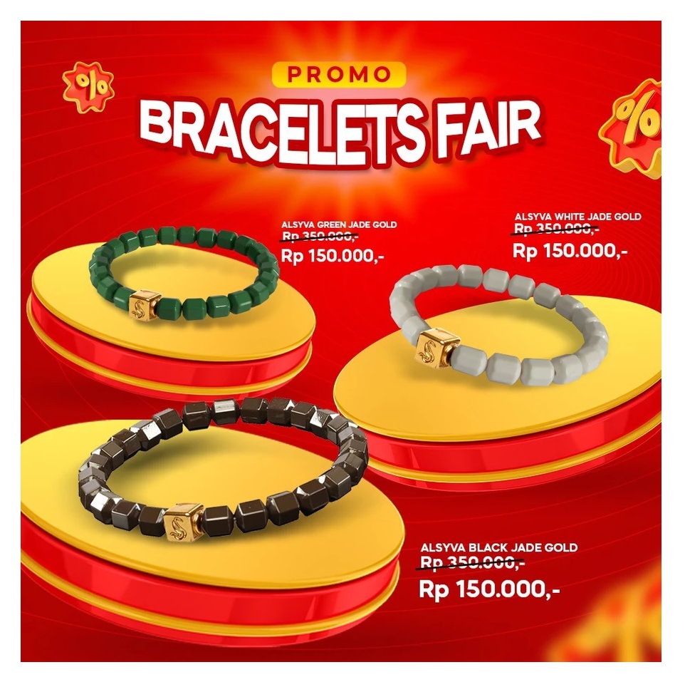   ALSYVA JADE GOLD GELANG KESEHATAN