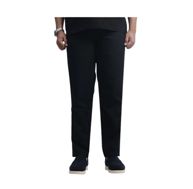 Froyemul Deep Black Trousers Big Size 1
