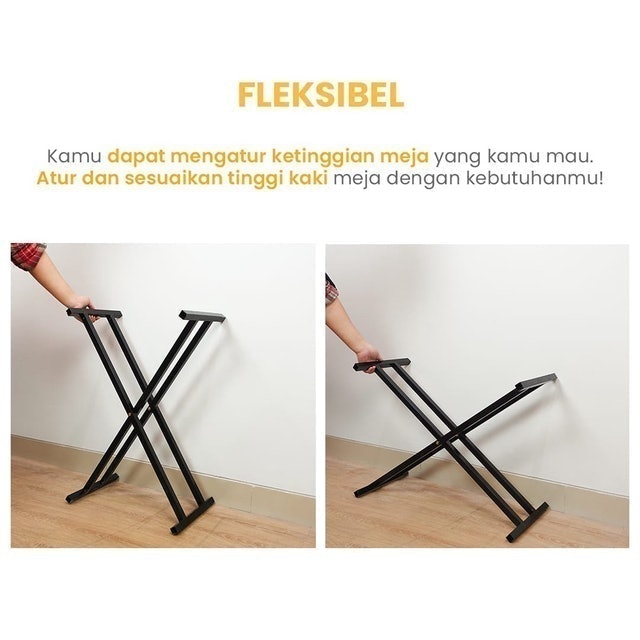 Guninco Meja Lipat Kayu Bazar