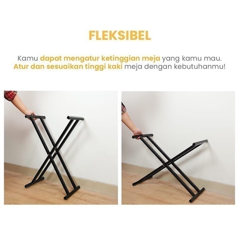 Meja Lipat Kayu Bazar 2