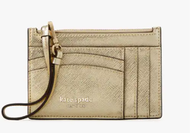 Spencer Metallic Cards Case Wristlet ｜ k5396