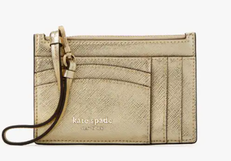 Spencer Metallic Cards Case Wristlet 1