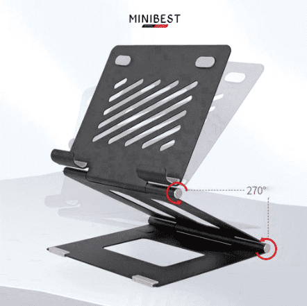 Minibest Laptop Stand Holder Alumunium Foldable Cooling Stand 