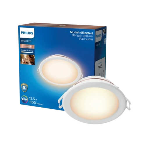 Lampu Smart Wifi LED Downlight Tunable White 12.5W 1