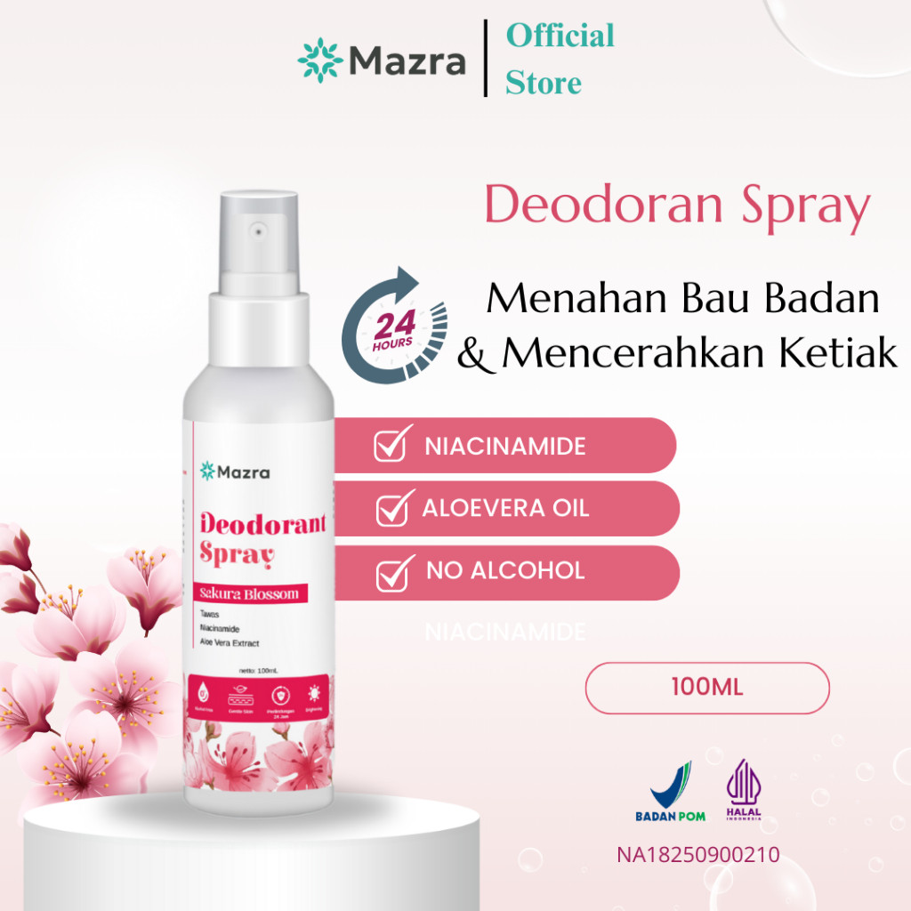  Mazra Deodorant Spray Sakura