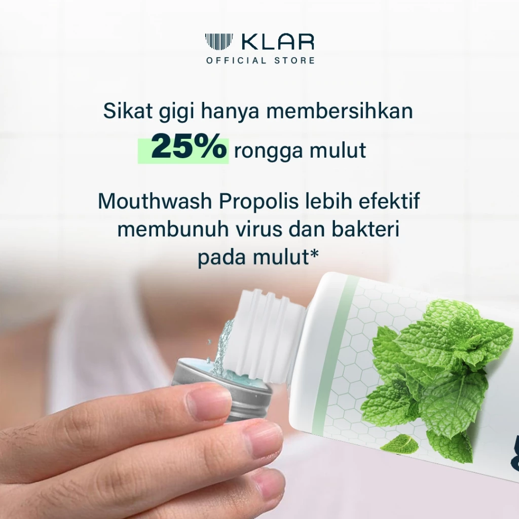 Cressindo Kusuma KLAR Propolis Mouthwash