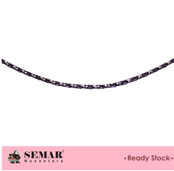 Semar Nusantara Kalung Emas Choker Polos Black Gold 17K