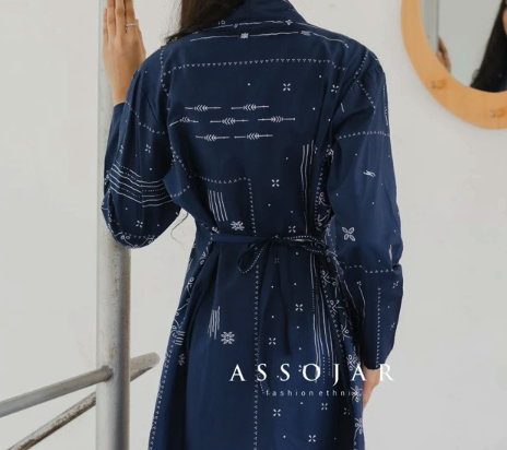 Assojar Fashion Ethnic Assojar Lekat Tunik Kebaya