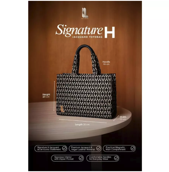 Heylocal Signature H Jacquard Totebag Maxi