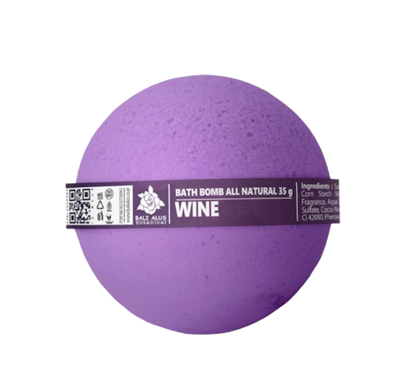 Bali Alus Bath Bomb Wine 1