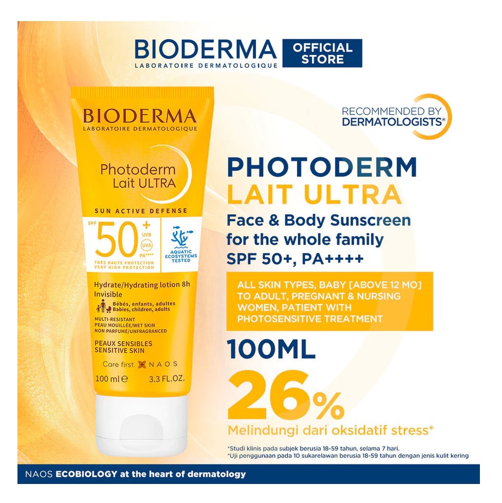 NAOS Les Laboratoires Bioderma Photoderm Lait Ultra SPF 50+