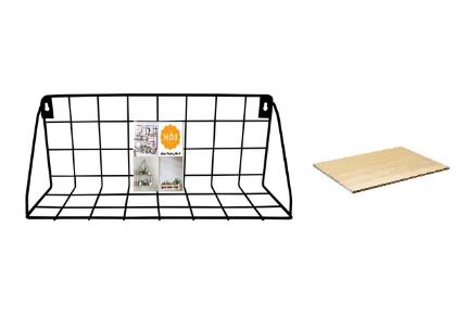 Rak Pot Bunga Dinding Minimalis Besi 15 cm