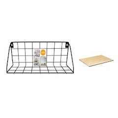 Rak Pot Bunga Dinding Minimalis Besi 15 cm