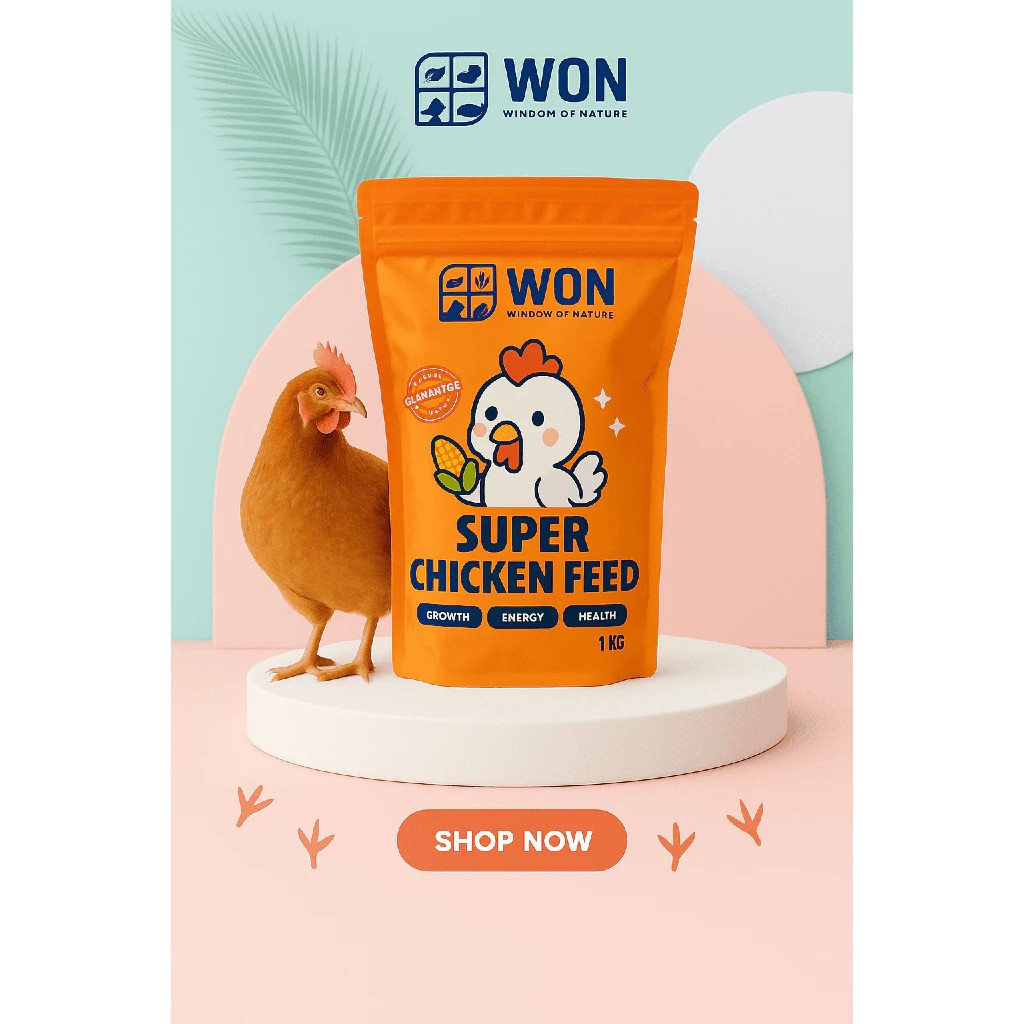  WON Super Chicken Feed Petelur Pelet 1 kg