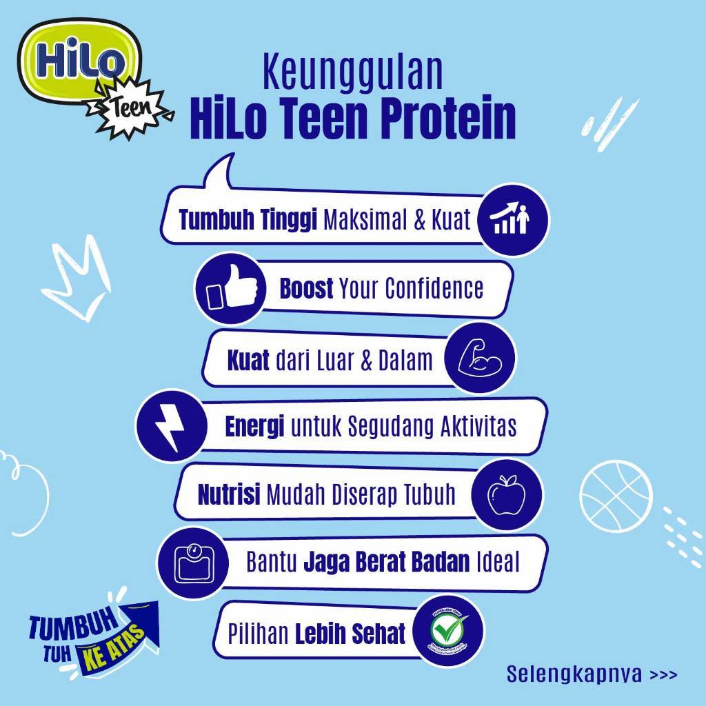 Nutrifood Indonesia HiLo Teen+ Collagen Berries Club 