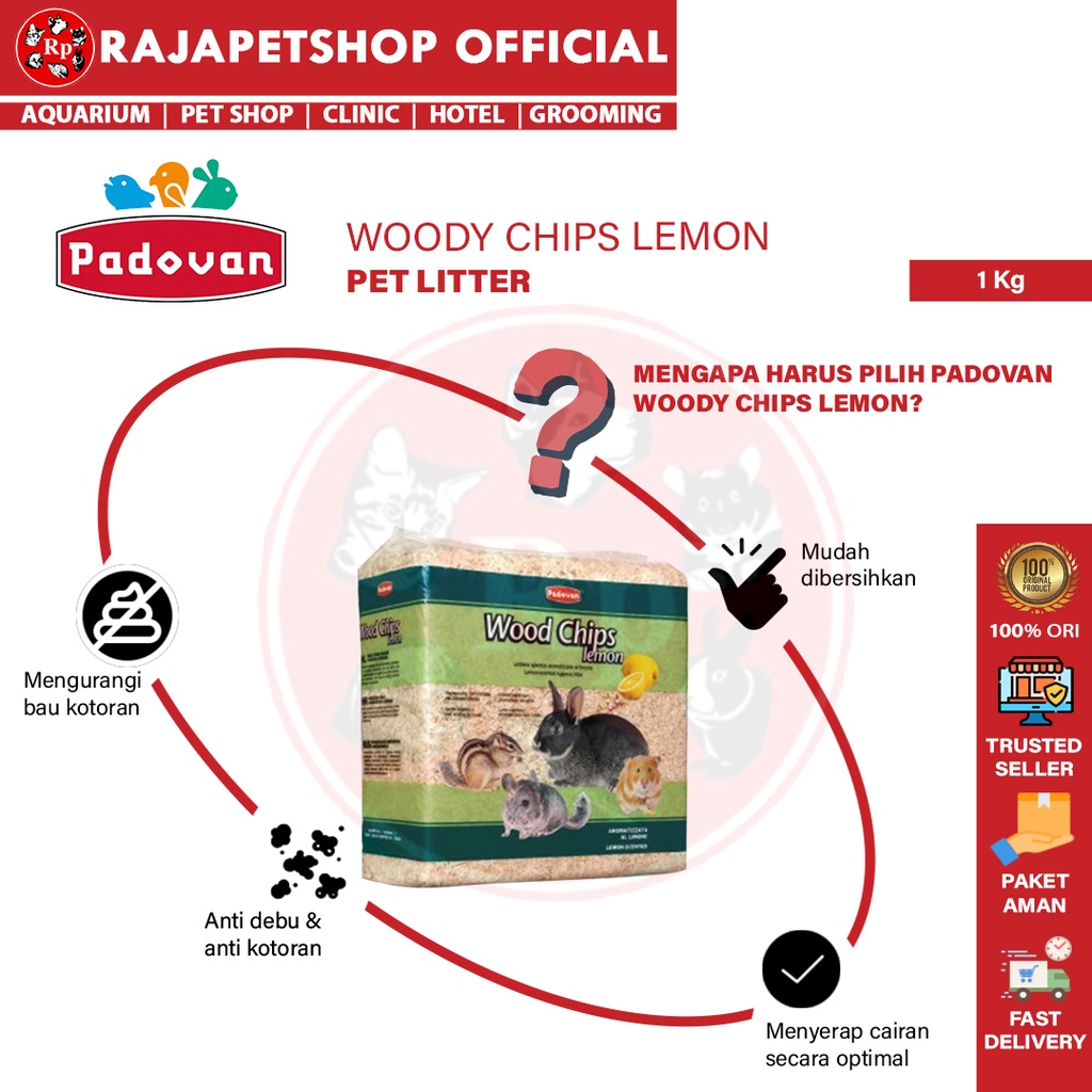 Padovan WoodChips Green Apple
