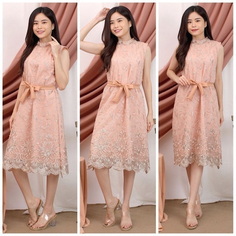 Dress Chelsea Brukat Tile 3