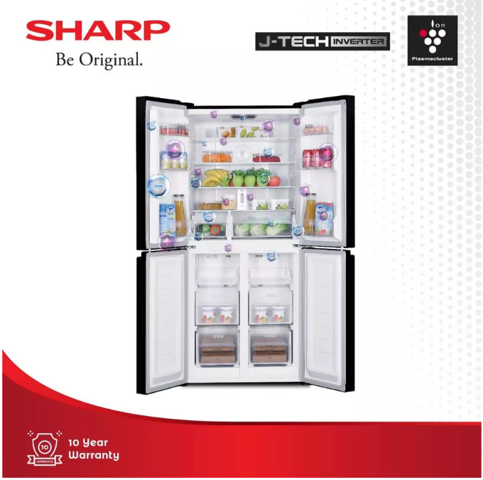 SHARP Electronics SHARP New Queen Series 2021 Refrigerator SJ-IF51PG-BK