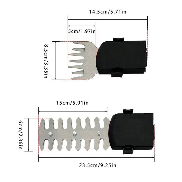 Nanwei Power Tools Nanwei Pemangkas Rumput dan Semak Nirkabel